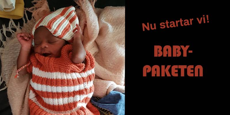 Babypaket till Kongo våren 2025